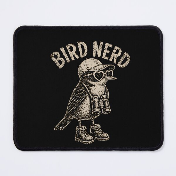Item preview,  Embroidered Bird Nerd T-Shirt, Funny Bird Watcher Shirt, Bird Lover Gift Tee, Twitcher Nature Shirt, Backyard Bird designed and sold by THREE LITTLE BEANS.