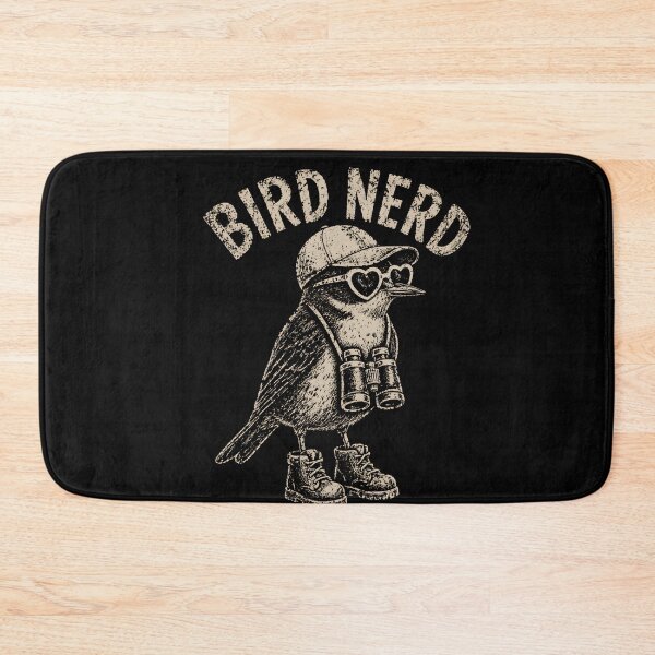 Item preview,  Embroidered Bird Nerd T-Shirt, Funny Bird Watcher Shirt, Bird Lover Gift Tee, Twitcher Nature Shirt, Backyard Bird designed and sold by THREE LITTLE BEANS.