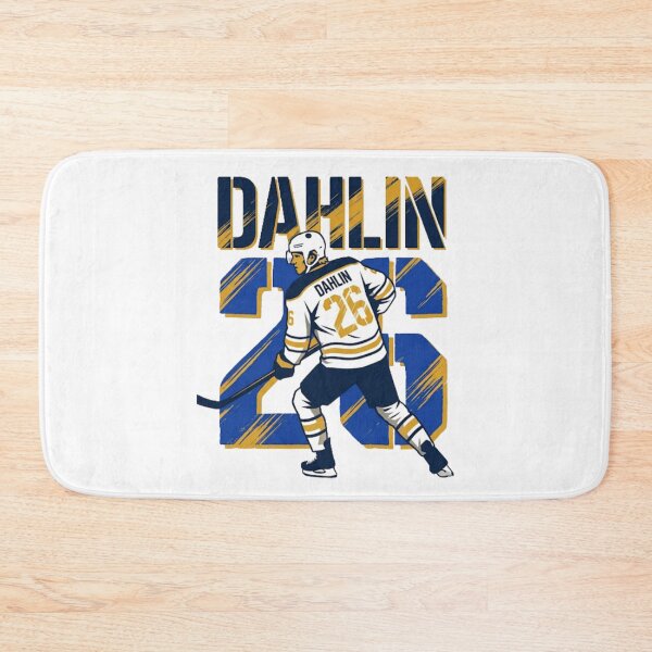 Item preview, Buffalo Hockey No. 26 – Retro Blue and Gold Defensemen Art designed and sold by Thogan0416.