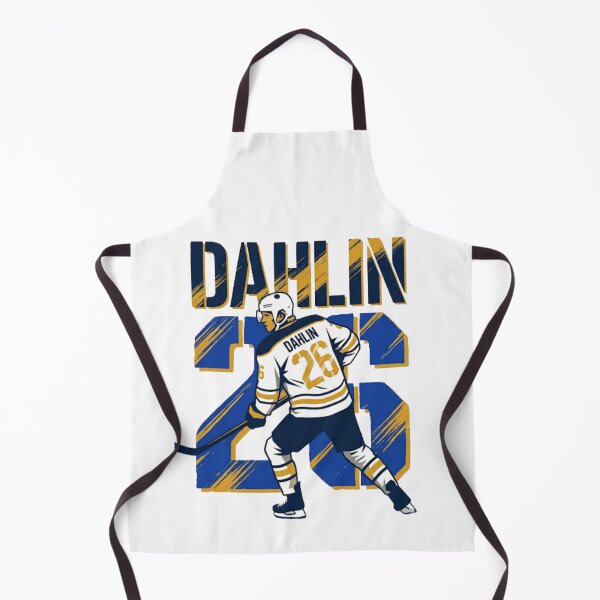 Item preview, Buffalo Hockey No. 26 – Retro Blue and Gold Defensemen Art designed and sold by Thogan0416.