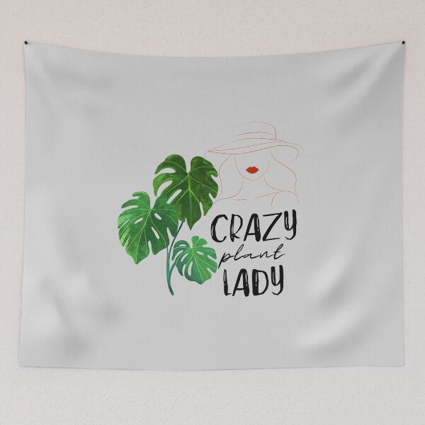 Item preview, Monstera Crazy Plant Lady – Funny Plant Lover Gift, Plant Mom Humor designed and sold by Im-Ara.