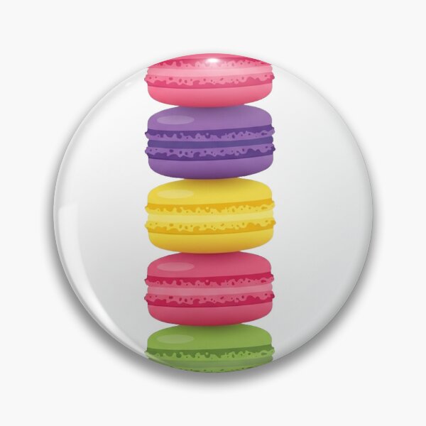 Item preview, French Macarons Colorful Patisserie Sticker designed and sold by aivibesfunny.