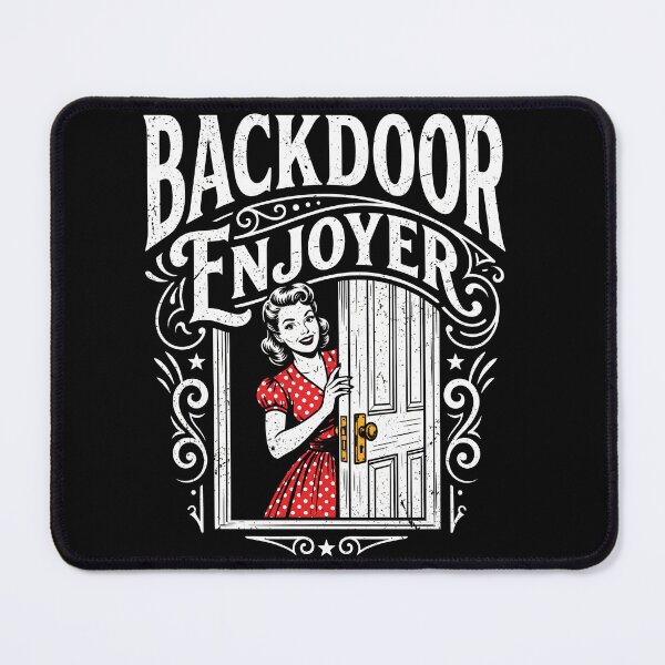 Item preview, Backdoor Enjoyer Retro Housewife Dark Humor designed and sold by ArcaneArtistry.