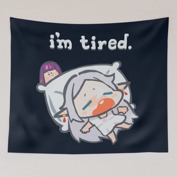 Item preview, I'm Tired Cute designed and sold by Rozenta.