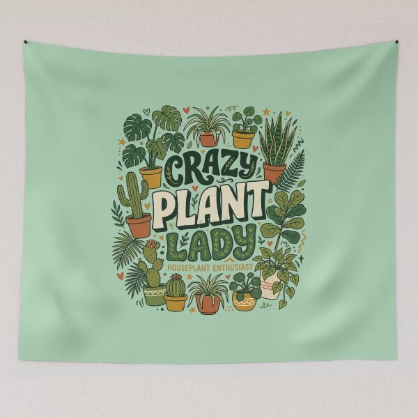 Item preview, Crazy Plant Lady – Funny Plant Lover Gift, Plant Mom Humor designed and sold by Im-Ara.