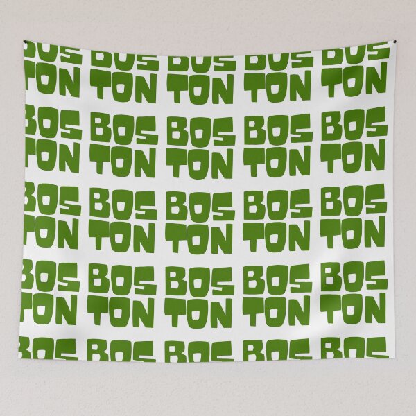 Item preview, Boston Massachusetts Celtics Pride typography designed and sold by CoastalPrintsbyLucy.