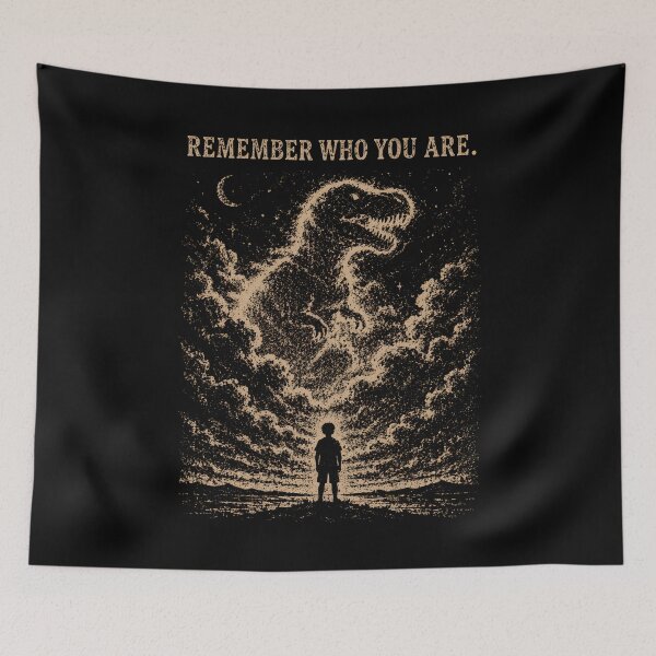 Item preview, Remember Who You Are Shirt, Funny Evolution Joke Meme shirt, Dinosaur  designed and sold by THREE LITTLE BEANS.