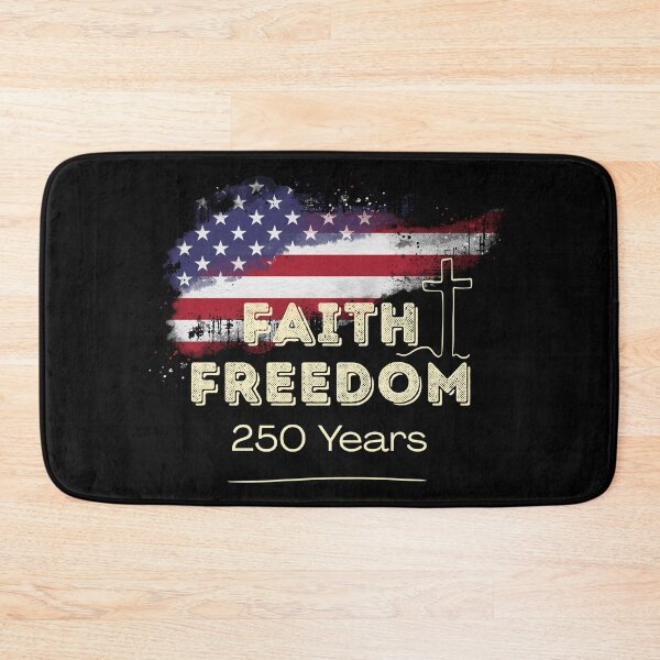 Item preview, Faith Freedom 250 – Minimal Patriotic Christian USA 1776–2026 designed and sold by Im-Ara.