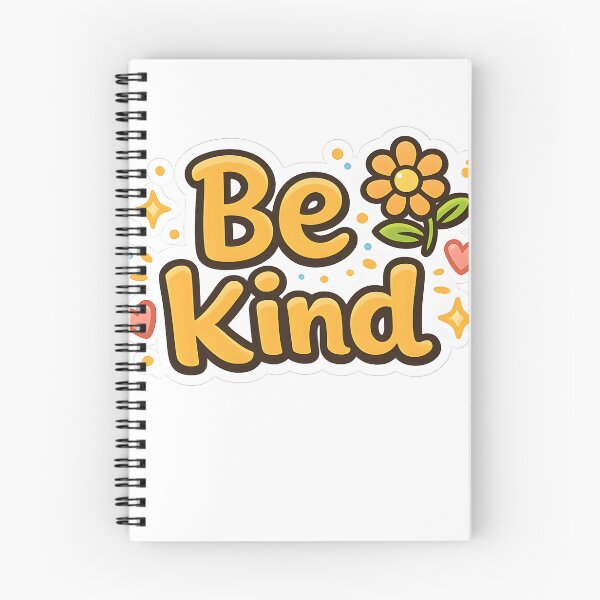 Item preview, Be Kind Retro Flower – Cute Positive Message designed and sold by jahiggin.