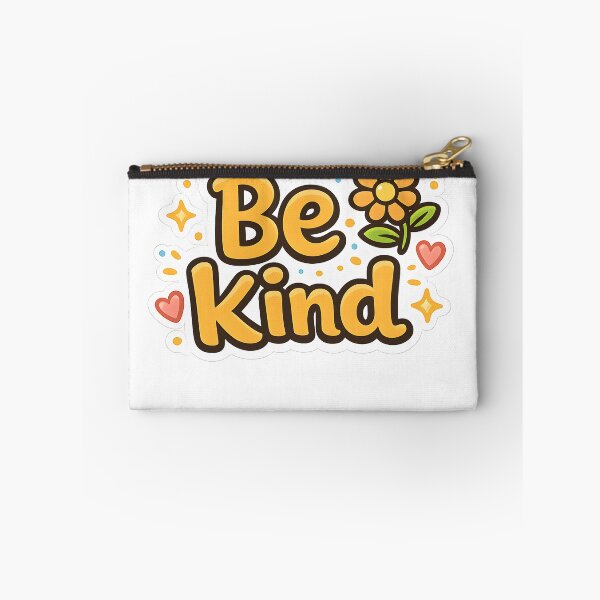 Item preview, Be Kind Retro Flower – Cute Positive Message designed and sold by jahiggin.