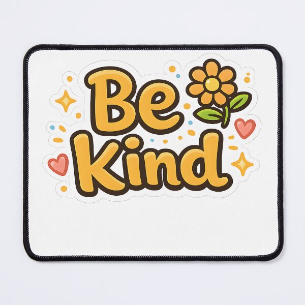 Item preview, Be Kind Retro Flower – Cute Positive Message designed and sold by jahiggin.