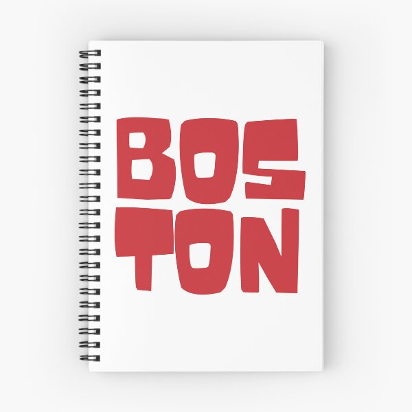 Item preview, Boston university Massachusetts Pride typography designed and sold by CoastalPrintsbyLucy.