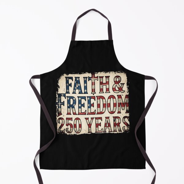 Item preview, Faith & Freedom 250 Years – Patriotic Christian 1776–2026 USA designed and sold by Im-Ara.