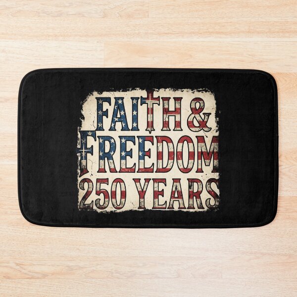 Item preview, Faith & Freedom 250 Years – Patriotic Christian 1776–2026 USA designed and sold by Im-Ara.