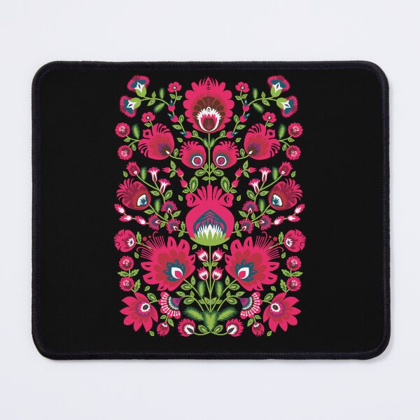 Item preview, Pink and maroon folklore Wycinanki designed and sold by FK-UK.