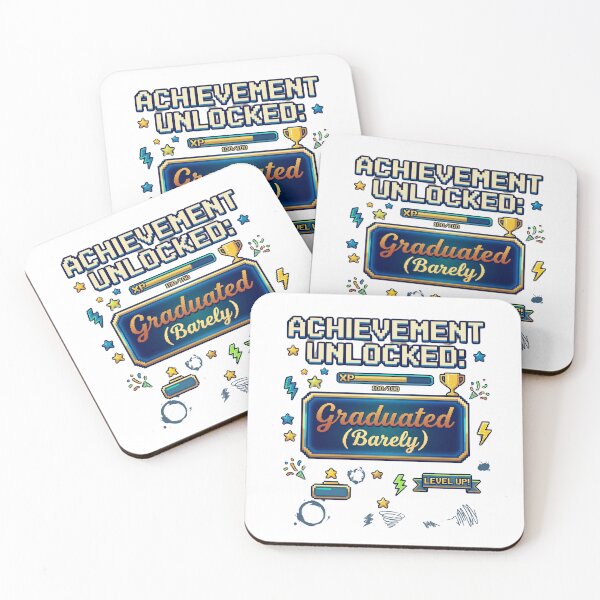 Item preview, Achievement Unlocked Graduated Barely Funny Gamer Graduation Design Class of 2026 designed and sold by Im-Ara.