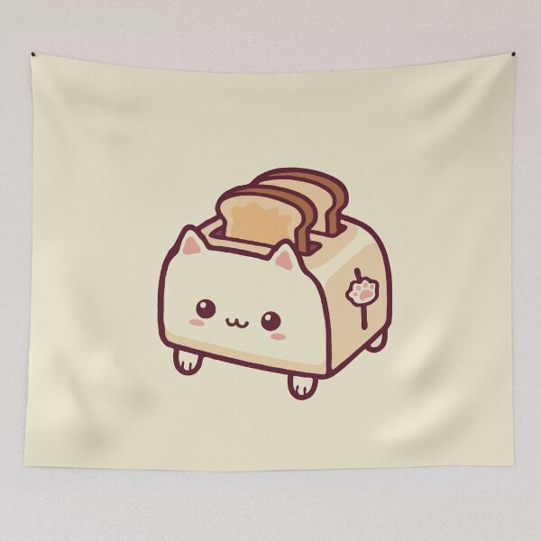 Item preview, Toaster Cat designed and sold by Gkinoki.