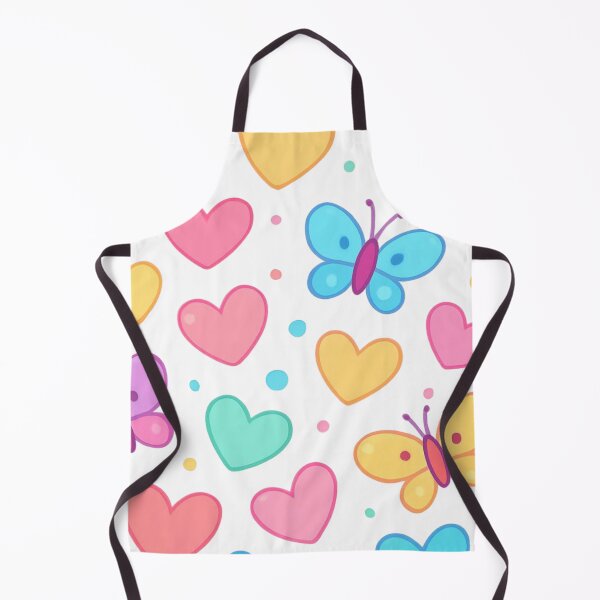 Item preview, Heart and butterfly pattern designed and sold by uunaa.