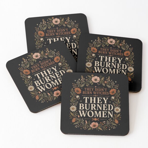 Item preview, They Didn’t Burn Witches shirt, They Burned Women Tee, Women Rights Dates T-shirt, Witch Tee, Women Shirt, Woman designed and sold by THREE LITTLE BEANS.