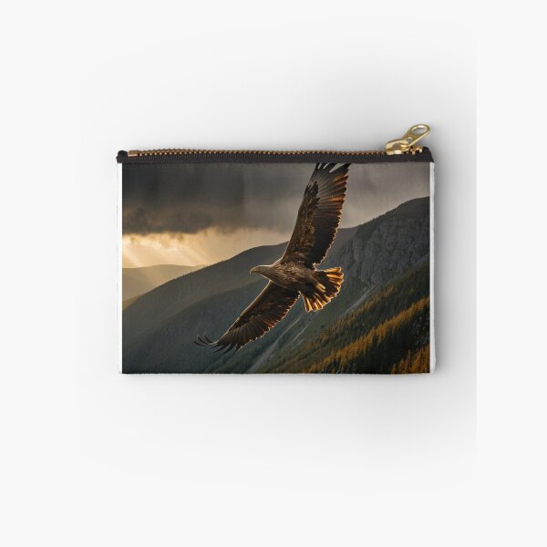 Item preview, Golden Eagle Over Mountains – Polish Tatra Sunrise Landscape designed and sold by LONE SPIRIT CO..
