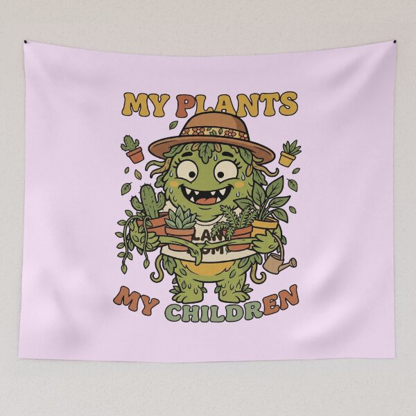 Item preview, My Plants Are My Children Funny Plant Lover Plant Mom Dad Gardening designed and sold by Im-Ara.