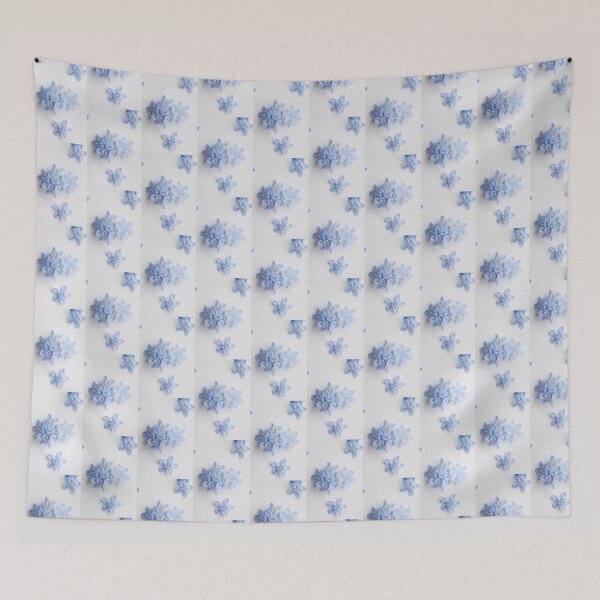 Item preview, flor azul7 designed and sold by RAY0T.