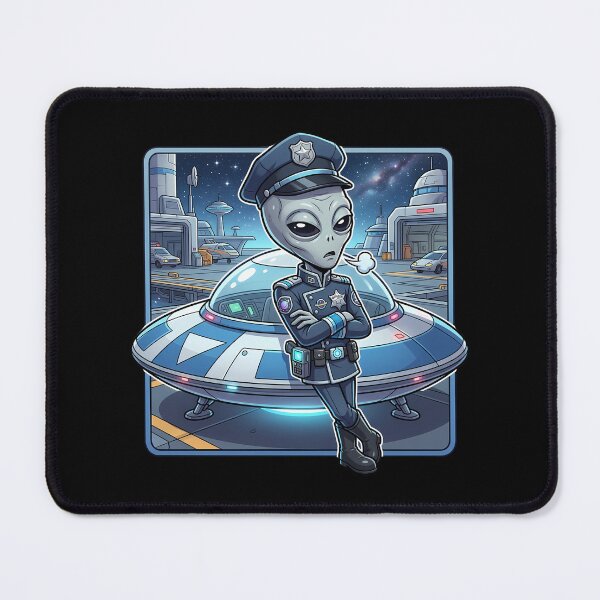 Item preview, Galactic Alien Police Officer Patrol Duty designed and sold by Sunkhung.
