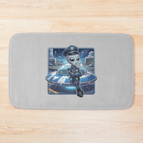 Item preview, Galactic Alien Police Officer Patrol Duty designed and sold by Sunkhung.