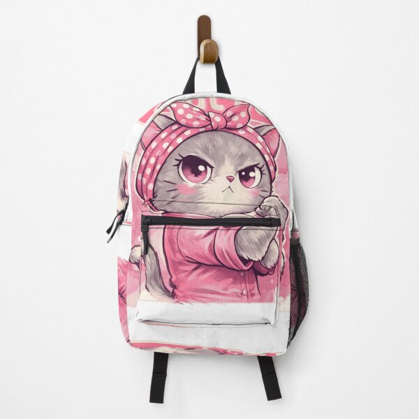 Item preview, Cute Feminine Cat Power Vintage Design designed and sold by blackBubble1.
