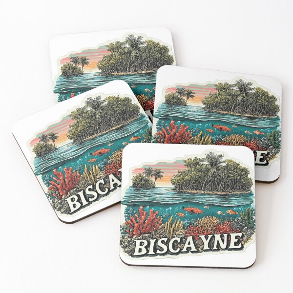 Item preview, Biscayne National Park Florida Coral Reef Mangrove Underwater Sticker designed and sold by Blurbean.