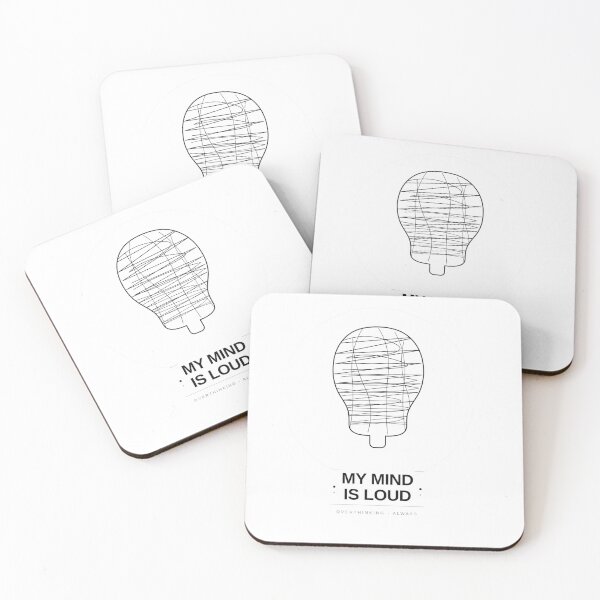 Item preview, My Mind Is Loud: Overthinking Illustration designed and sold by nezar1811.