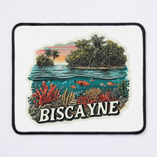 Item preview, Biscayne National Park Florida Coral Reef Mangrove Underwater Sticker designed and sold by Blurbean.