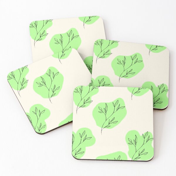 Item preview, Minimal Green Leaf Botanical Seamless Pattern designed and sold by Cutethings3.