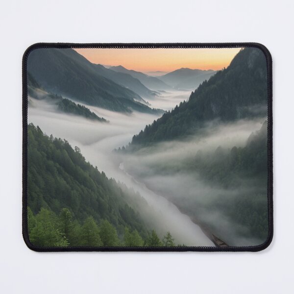 Item preview, Pieniny Mountains Mist – Dunajec River Valley at Sunrise designed and sold by LONE SPIRIT CO..