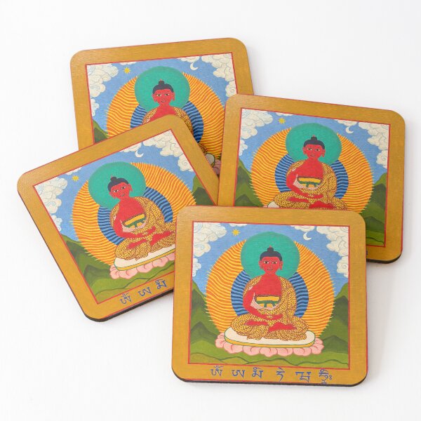 Item preview, Amitabha Buddha and mantra designed and sold by Prajna Vajrayana Art.