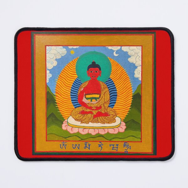 Item preview, Amitabha Buddha and mantra designed and sold by Prajna Vajrayana Art.