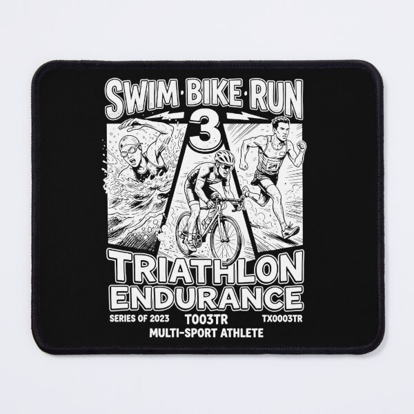 Item preview, Swim Bike Run Triathlon Endurance 2023 Multi-Sport Athlete Comic Graphic designed and sold by graphixpolash.