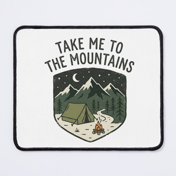 Item preview, Take Me To The Mountains Camping Adventure T-Shirt | Nature Lover Hiking Graphic Tee designed and sold by Sarvionstudio.