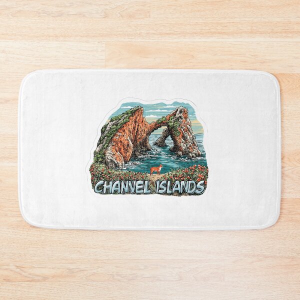Item preview, Channel Islands National Park Sea Arch Island Fox Sticker California designed and sold by Blurbean.
