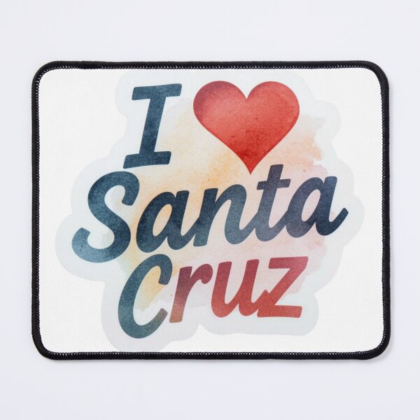 Item preview, I Love Santa Cruz designed and sold by PamLeeDesign.