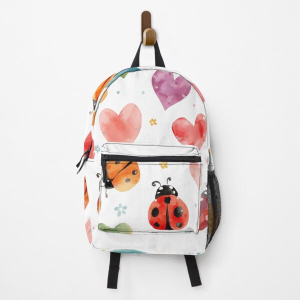 Item preview, Heart and ladybug pattern designed and sold by uunaa.