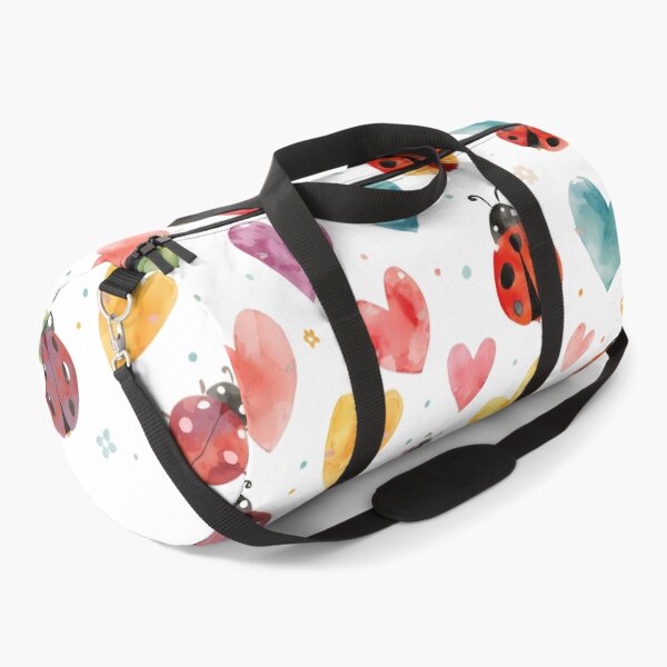 Item preview, Heart and ladybug pattern designed and sold by uunaa.