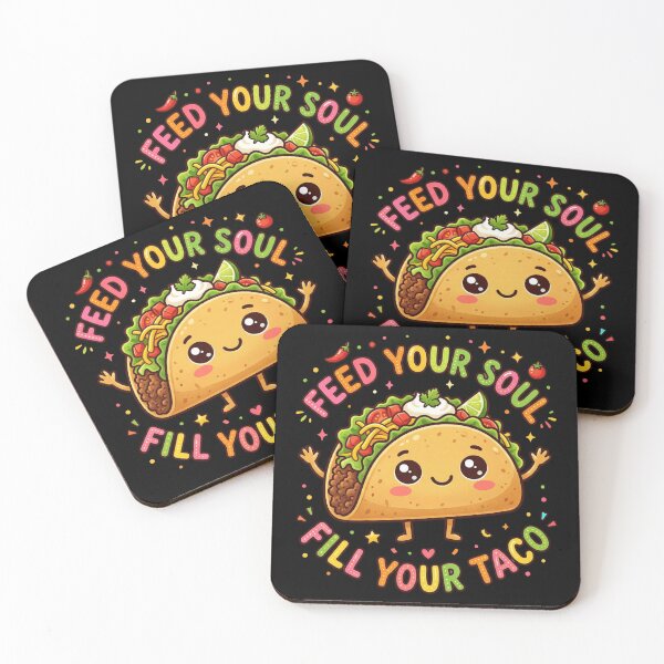 Item preview, Funny Taco Feed Your Soul Fill Your Taco Cute Food Lover designed and sold by Im-Ara.
