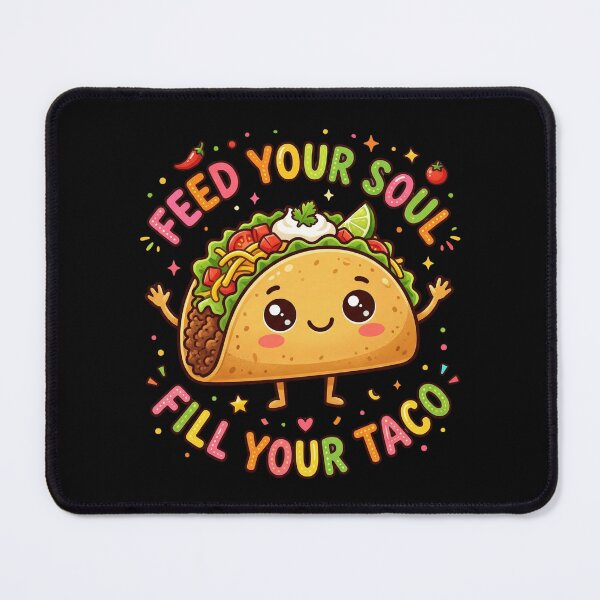 Item preview, Funny Taco Feed Your Soul Fill Your Taco Cute Food Lover designed and sold by Im-Ara.