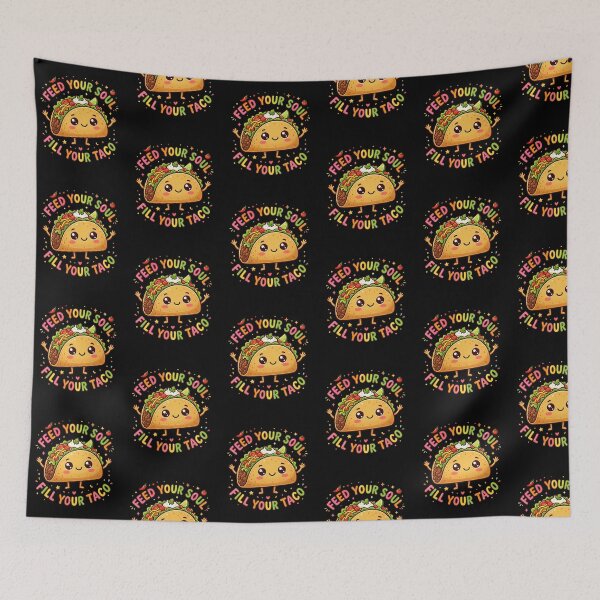 Item preview, Funny Taco Feed Your Soul Fill Your Taco Cute Food Lover designed and sold by Im-Ara.