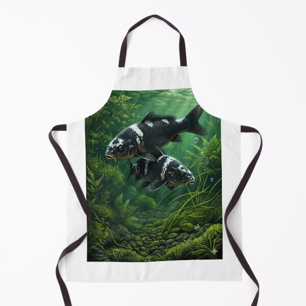 Item preview, Shiro Utsuri Koi Duo Nature's Serenity Art designed and sold by CoolLookClothes.