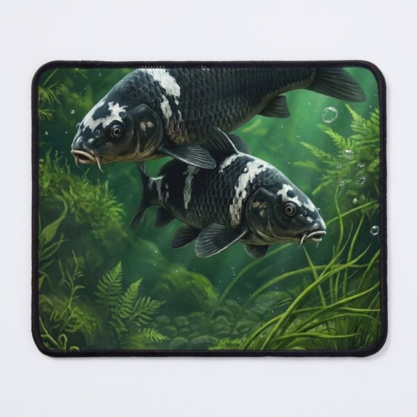Item preview, Shiro Utsuri Koi Duo Nature's Serenity Art designed and sold by CoolLookClothes.