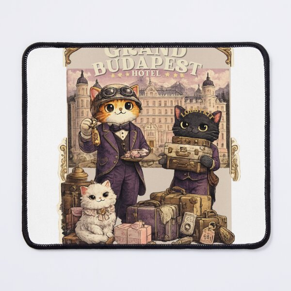 Item preview, The Grand Budapest Cat Hotel | Wes Anderson Movie Parody designed and sold by anandariki.