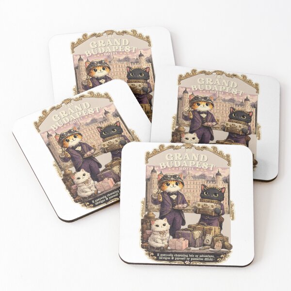 Item preview, The Grand Budapest Cat Hotel | Wes Anderson Movie Parody designed and sold by anandariki.