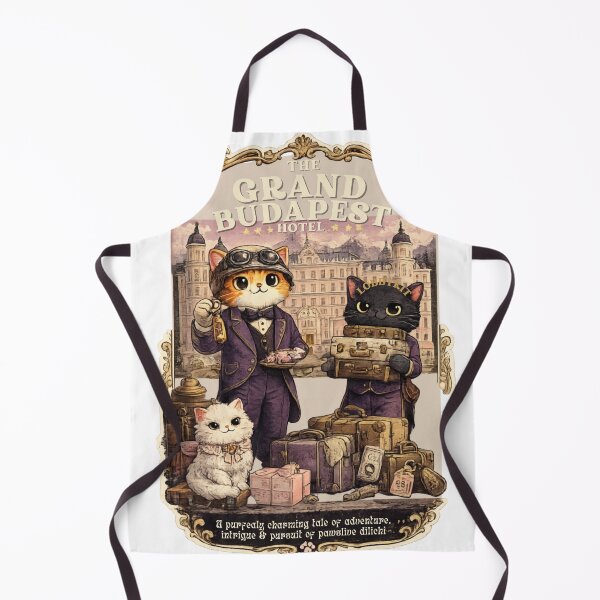 Item preview, The Grand Budapest Cat Hotel | Wes Anderson Movie Parody designed and sold by anandariki.